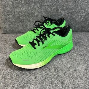 Brooks Ghost 13 1103481D340 Sneakers Mens US 12 Green Mesh Low Top Running Shoes
